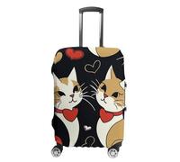 KLWQR Housse de protection élastique pour valises de voyage pour couple de chats de 48,3 à 81,3 cm, Style :, L