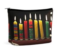 KLWQR Kwanzaa Trousse de maquillage étanche avec fermeture éclair pour femme Taille unique, Style :, Taille unique