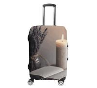 KLWQR Light A Candle Housse de bagage anti-poussière Housse de protection élastique pour valise de 48,3 à 81,3 cm, Style :, S