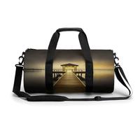 KLWQR Pavilion on The Sea Sac de sport pour homme et femme avec compartiment à chaussures, poche humide, 45 cm/22,9 cm/22,9 cm, style 3, style 3, 45 cm/22,9 cm/22,9 cm, Style-3, 17.7in/9in/9in