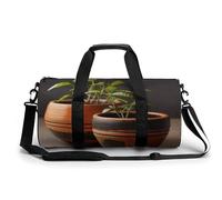 KLWQR Petit sac de sport en argile pour homme et femme avec compartiment à chaussures, poche humide, 45 cm/22,9 cm/22,9 cm, style, 45 cm/22,9 cm/22,9 cm, Style :, 17.7in/9in/9in