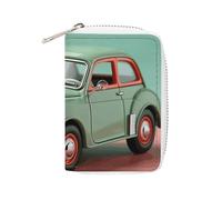 KLWQR Porte-cartes de crédit RFID pour femmes mignon petit cuir dames porte-cartes portefeuilles voiture images carte organisateur étui avec fermeture éclair, style, 16 x 11,5 cm, Style :, 16x11.5cm