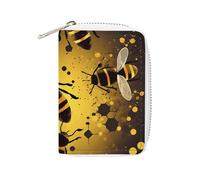 KLWQR Porte-cartes RFID pour femme - Joli petit portefeuille en cuir avec fermeture éclair - 16 x 11,5 cm, Style :, 16x11.5cm