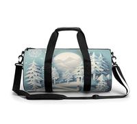 KLWQR Sac de sport en papier découpé pour homme et femme, avec compartiment à chaussures, poche humide, 45 cm/22,9 cm/22,9 cm, style 21, style 21, 45 cm/22,9 cm/22,9 cm, style-21, 17.7in/9in/9in