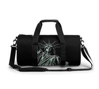 KLWQR Sac de voyage avec compartiment à chaussures, poche humide, motif statue de la Liberté pour homme et femme, 45 cm/22,9 cm/22,9 cm, style 5, style 5, 45 cm/22,9 cm/22,9 cm, Style-5,