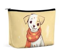 KLWQR Trousse de maquillage avec écharpe rouge pour sac à main, trousse de maquillage étanche avec fermeture éclair, trousse de toilette de voyage pour femme, style, taille unique, Style :, Taille