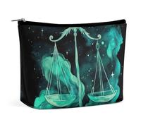 KLWQR Trousse de maquillage verte pour sac à main, trousse de maquillage étanche avec fermeture éclair, trousse de toilette de voyage pour femme, style, taille unique, Style :, Taille unique