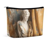 KLWQR Vieille trousse de maquillage murale en marbre pour sac à main, trousse de maquillage étanche avec fermeture éclair, trousse de toilette de voyage pour femmes, style, taille unique, Style :,