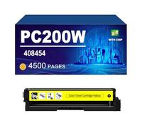 KLXFJ 408451 408452 408453 408454 Cartouche De Toner Compatible avec L'imprimante pour Ricoh M C240FW PC200W Haut Rendement 4 500 Pages,Yellow-1 Pack