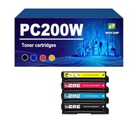 KLXFJ 408451 408452 408453 408454 Cartouche De Toner Compatible avec L'imprimante pour Ricoh M C240FW PC200W Haut Rendement 4 500 Pages,4 Colors-1 Set