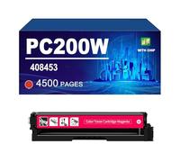 KLXFJ 408451 408452 408453 408454 Cartouche De Toner Compatible avec L'imprimante pour Ricoh M C240FW PC200W Haut Rendement 4 500 Pages,Magenta-1 Pack