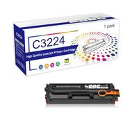 KLXFJ C3210K0 C3210C0 C3210Y0 C3210M0 Cartouche De Toner Compatible pour Lexmark C3224 À Utiliser pour C3224dw MC3224dwe MC3224i C3326dw MC3326i C3426dw MC3426i,Black-1 Pack