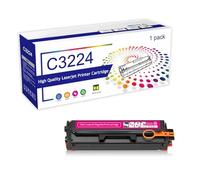 KLXFJ C3210K0 C3210C0 C3210Y0 C3210M0 Cartouche De Toner Compatible pour Lexmark C3224 À Utiliser pour C3224dw MC3224dwe MC3224i C3326dw MC3326i C3426dw MC3426i,Magenta-1 Pack
