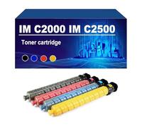 KLXFJ IM C2000 IM C2500 Cartouche De Toner avec Puce Compatible avec Les Imprimantes pour Ricoh IMC2000 Et IMC2500,4 Colors-1 Set