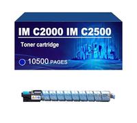 KLXFJ IM C2000 IM C2500 Cartouche De Toner avec Puce Compatible avec Les Imprimantes pour Ricoh IMC2000 Et IMC2500,Cyan-1 Pack