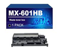 KLXFJ MX601HB Réceptacle De Toner Usagé Compatible avec Les Imprimantes pour Sharp MX-2651 MX-3051 MX-3061 MX-3071 MX-3551 MX-3561 MX-3571 MX-4051 MX-4061 Et MX-4071,Black-1 Pack