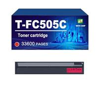 KLXFJ T-FC505C Cartouche De Toner Compatible avec Les Imprimantes pour Toshiba E-Studio 2000AC 2500AC 2505 3005 4505 5005 avec Puce Haut Rendement (38 400/33 600 Pages),Magenta-1 Pack