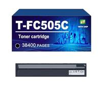 KLXFJ T-FC505C Cartouche De Toner Compatible avec Les Imprimantes pour Toshiba E-Studio 2000AC 2500AC 2505 3005 4505 5005 avec Puce Haut Rendement (38 400/33 600 Pages),Black-1 Pack