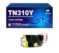 KLXFJ TN310 TN-310 Cartouche De Toner Compatible pour Konica Minolta Bizhub C350 C351 C450 C450P CF2203 NEC IT35C1 IT45C1 Oce CS180 Imprimante, avec Puce,Yellow-1 Pack