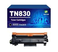 KLXFJ TN830 TN830XL Cartouche De Toner avec Puce Compatible avec Les Imprimantes pour Brother HL-L2400D L2405W L2420DW L2460DW L2460DWXL L2465DW L2467DW L2480DW L2865DW,Black-3000 Pages