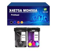 KLXFJ X4E75A MOH50A Tête d'impression Compatible avec Les Imprimantes pour HP Smart Tank 508 510 511 516 518 519 531 536 538 539 618 525 528 582 585 588 589, 4 Colors-1 Set