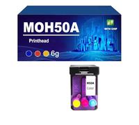 KLXFJ X4E75A MOH50A Tête d'impression Compatible avec Les Imprimantes pour HP Smart Tank 508 510 511 516 518 519 531 536 538 539 618 525 528 582 585 588 589,Colors-1 Pack