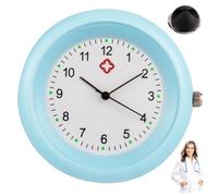 klxgMM Montres pour Les infirmières Clip sur la Montre infirmière imperméable pour Le stéthoscope Attachement de Poche précis avec Une échelle Claire pour Les Cadeaux d'infirmière Bluefob