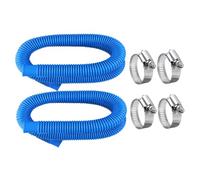 klxgMM Swimming Pool Hose Pool Pump Replacement Hose Filter Replacement for Above Ground Accessories 2Hoses 4Buckles Pump