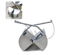 KLYDBMYT Échantillonneur de boues en Acier Inoxydable, Pince d'échantillonnage de Boue, échantillonneur de Fond de lac, avec Sortie d'eau, pour Bassin fluvial (capacité 5 L)