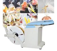 KLYDBMYT Machine Automatique à Attacher Les sachets par Ligature torsadée, Machine à sceller Les Paquets avec Fil d'or, équipement d'emballage pour supermarchés et Jouets à Base de Pain