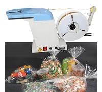 KLYDBMYT Machine Automatique de Fermeture de Sacs par Liens torsadés, Semi-Manuelle et électrique, diamètre de 0,1 à 1,2 mm. Idéale pour sceller Les Sacs de Bonbons, de Pain et de Jouets.