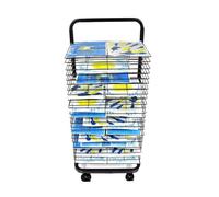 KLYDBMYT Séchoir à Dessin 35 Niveaux, avec étagères Pliables, Support de Rangement en métal à intervalle de 2 cm, pour écoles maternelles