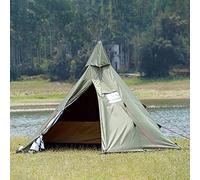 KLYDBMYT Tente de Camping 4 Personnes occultante Totale, Style Indien, Tente pyramidale Facile à Monter, Tente familiale 4 Saisons (Toile extérieure Uniquement), Vision