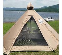 KLYDBMYT Tente de Camping 4 Personnes occultante Totale, Style Indien, Tente pyramidale Facile à Monter, Tente familiale 4 Saisons (Toile extérieure Uniquement), Vision