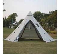 KLYDBMYT Tente de Camping 4 Personnes occultante Totale, Style Indien, Tente pyramidale Facile à Monter, Tente familiale 4 Saisons (Toile extérieure Uniquement), Vision
