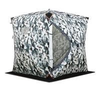 KLYDBMYT Tente de pêche sur Glace d'hiver, abri Thermique isolé et Pliable pour Le Camping en Plein air, cabane de pêche résistante au Gel avec Sac de Transport