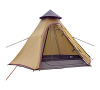 KLYDBMYT Tipi Pyramidal pour Adultes, imperméable, Double paroi, Style yourte Indienne, Tente Cloche pour Excursions familiales en Plein air.