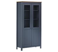 KLYEON Buffet Hill Gris 85x37x170, Meubles de Rangement