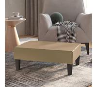KLYEON Repose-Pied Cappuccino 78x56x32 cm Similicuir Chambre à Coucher