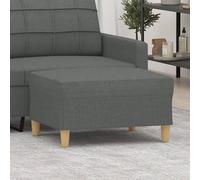KLYEON Repose-Pied Gris foncé 70x55x41 cm Tissu Chambre à Coucher