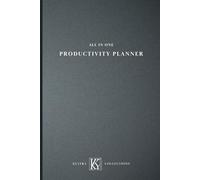 KLYERA Productivity Planner & Notebook: Easy-to-Use Task Management, Daily Planning, and Project Organisation Journal (Grey)