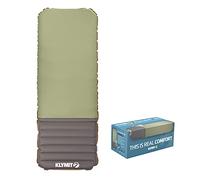 KLYMIT KLYMALOFT - Matelas de Couchage révolutionnaire Air + Mousse, Ultra épais de 12,7 cm, Mousse à mémoire de Forme pour Le Camping, Les Voyages, la randonnée - Améliorez Votre Matelas Gonflable