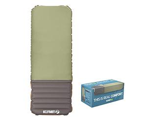 KLYMIT KLYMALOFT - Matelas de Couchage révolutionnaire Air + Mousse, Ultra épais de 12,7 cm, Mousse à mémoire de Forme pour Le Camping, Les Voyages, la randonnée - Améliorez Votre Matelas Gonflable
