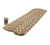 Klymit Matelas de Couchage Gonflable isolé en V Statique pour Camping et randonnée, lit Gonflable pour Temps Froid, 6,3 cm d'épaisseur, Sable (Coyote Sand)
