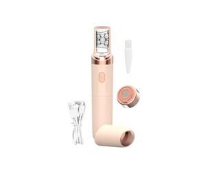 klyne EpilSmooth Pro Épilateur 2 en 1 pour Femme Rechargeable Sans Fil, avec Lumière LED Intégrée et Câble USB, Compact et facile à transporter,pour Visage, Bras, Corps et Jambes