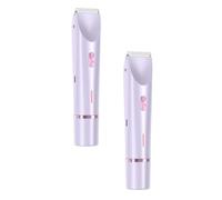 Klyne - Rasoir KLYNE, Klyne Shaver, 2 in 1 Dual Head Electric Razors, for Women Leg & Pubic & Armpits Hair (2-PCS Purple)