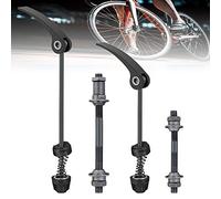 KLYNGTSK 1 Paire Brochette de Vélo, Essieu Brochette de Libération Rapide en Métal Serrages et Blocages Rapides Levier de Déverrouillage Rapide de Vélo Set de Serrage Rapide pour Vélo de Route VTT