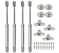 KLYNGTSK 4 PCS Vérin à Gaz 100N Amortisseurs à Gaz Ressort à Gaz Hydraulique Vérin à Gaz Amortisseurs Réglable Vérins Meuble Hydraulique Pour Cuisine Maison Boutique Magasin