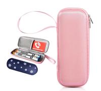 klyrith Epipen Medical Sac de transport avec 1 bloc réfrigérant, coque rigide en EVA résistant aux chocs, sac de voyage pour 2 stylos à épi ou inhalateur d'asthme, Auvi-Q, sac d'urgence, portable