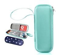 klyrith Epipen Medical Sac de transport avec 1 bloc réfrigérant, coque rigide en EVA résistant aux chocs, sac de voyage pour 2 stylos à épi ou inhalateur d'asthme, Auvi-Q, sac d'urgence portable
